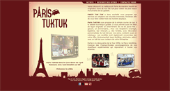 Desktop Screenshot of paris-tuktuk.fr